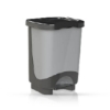 Cos de gunoi  pentru colectare selectiva - STERK - 28 L - Argintiu