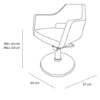Scaun pentru coafor - MIRPLAY - MISTY