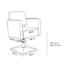 Scaun pentru coafor - MIRPLAY - CHRISTY