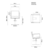 Scaun pentru coafor - MIRPLAY - OCEAN B BS