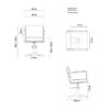 Scaun pentru coafor - MIRPLAY - OCEAN B F
