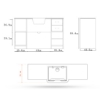 Mobilier Frizerie / Barber Shop - MIRPLAY - OKE  4B/W