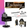 PACHET PROMO - Scaun coafor - Roma - Negru + PRODUSE CADOU
