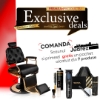 PACHET PROMO - Scaun frizerie - Juarez - Negru + PRODUSE CADOU