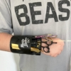Suport pentru accesorii frizerie - NISH MAN - Antebrat -  Negru