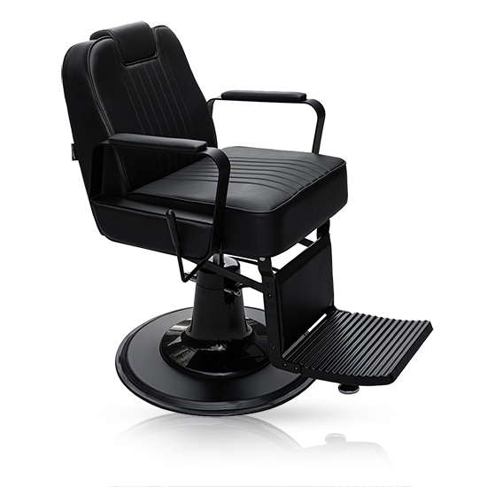 Scaun frizerie - MENOSER - Havana - Negru