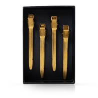 Clipsuri de par - ROVRA - set 4 bucati - Gold