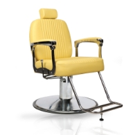 Scaun frizerie - MENOSER - Portland - Galben