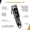 Set combo - WAHL -  Masina de tuns Profesionala Magic Clip Cordless + Masina Contur Detailer Li Negru