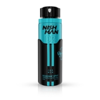 Deodorant spray - NISH MAN 02 - 200 ml