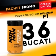 NISH MAN - Pachet promo - Pudra de volum - 36 buc