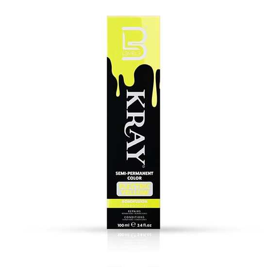 Vopsea semi - permanenta - L3VEL3 -  Galben Electric - 100 ml  