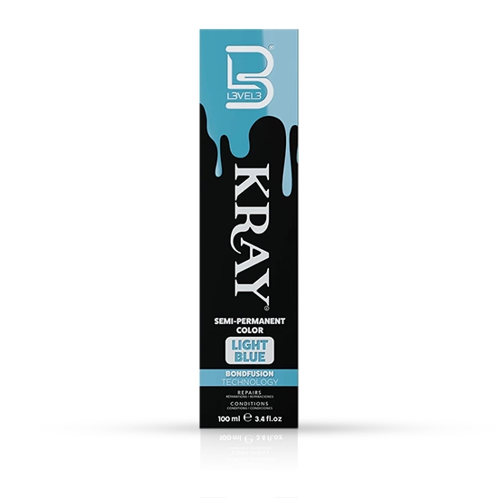 Vopsea semi - permanenta - L3VEL3 -  Albastru Deschis - 100 ml   