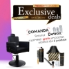 PACHET PROMO - Scaun coafor - DETROIT - Negru + PRODUSE CADOU