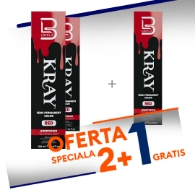 Pachet promo 2+1 Gratis - Vopsea semi - permanenta - L3VEL3 -  Rosu - 100 ml 