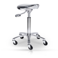 Scaun ajutor frizer - MIRPLAY - Twins - Argintiu