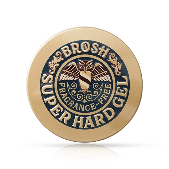 Gel pentru par - BROSH - Unscented Super Hard - 200 gr