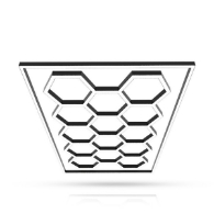 Sistem lumini Hexaleds - 4,83 x 2,43 m 